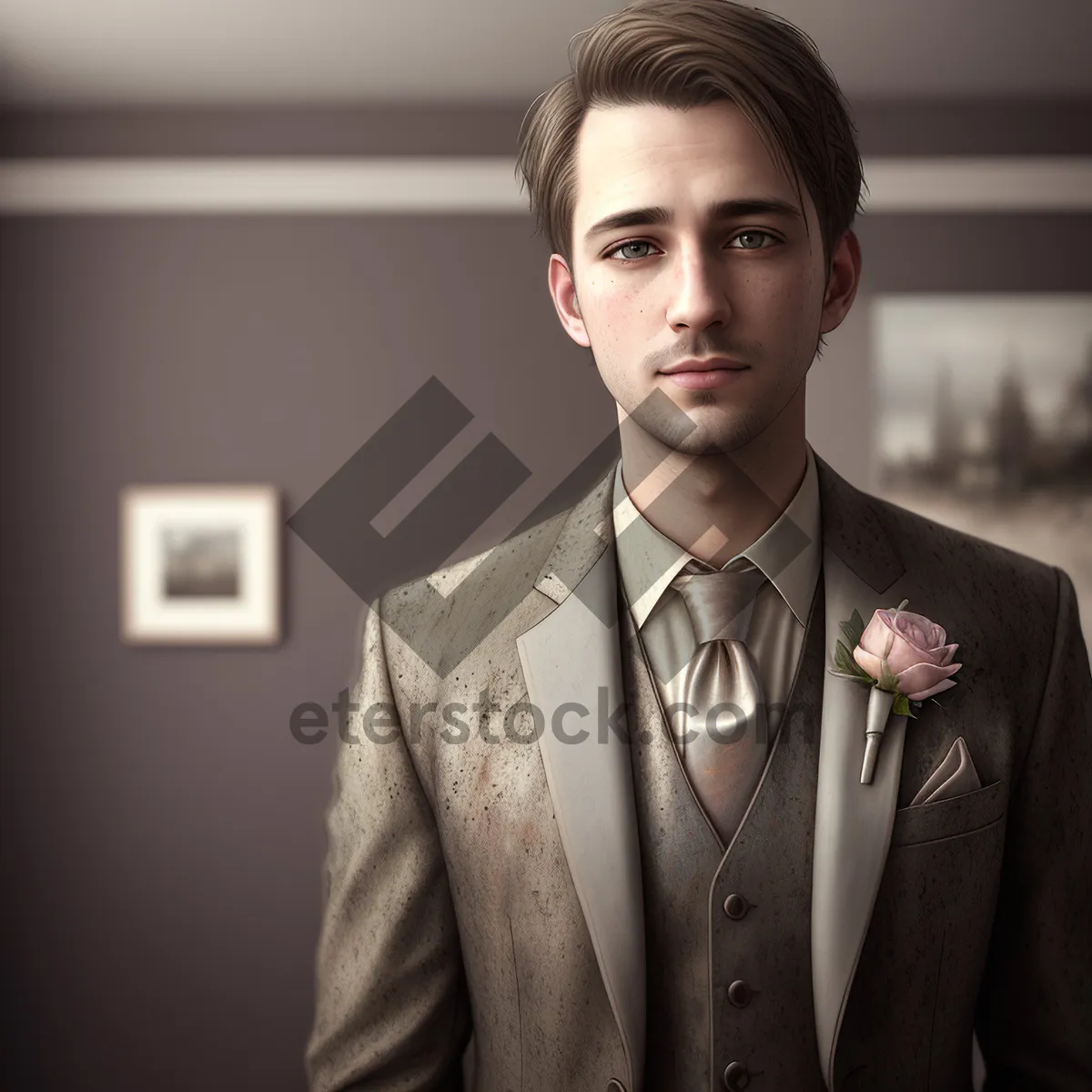 Picture of Confident businessman in a stylish suit