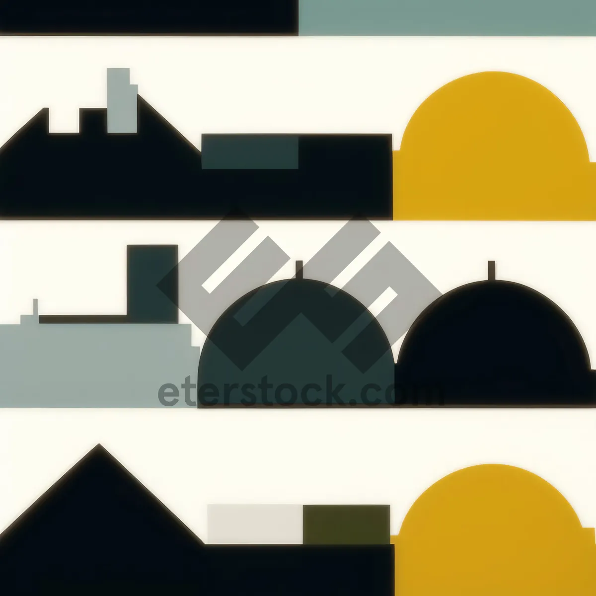Picture of Modern minimalist house icon design symbol