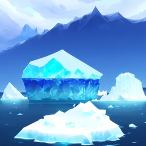 Sunlit Clouds Over Icy Shrine