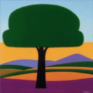 Abstract Sign Artwork: A Fusion of Shapes and Colors