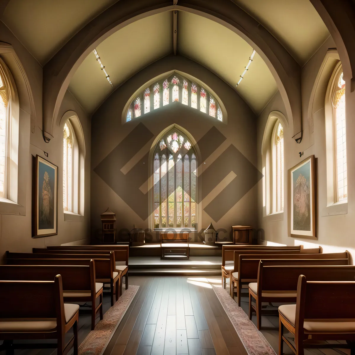 Picture of Timeless Beauty: A Glimpse Inside Historic Cathedral's Anteroom