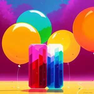 Vibrant Birthday Confetti Celebration Graphic