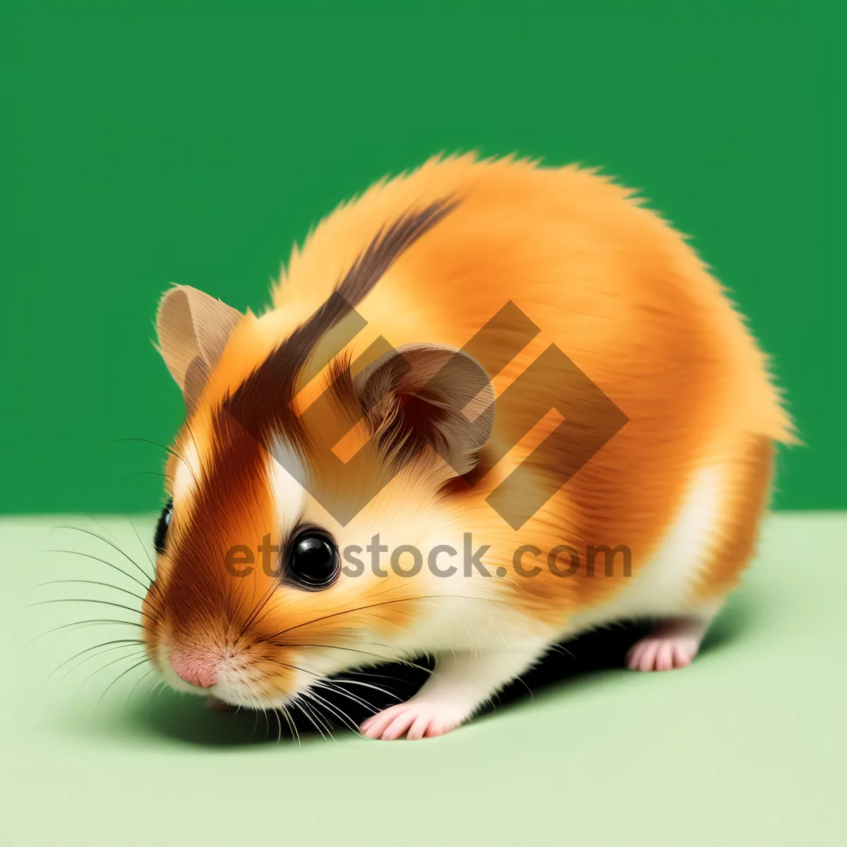 Picture of Furry Mammal with Whiskers and Cute Ears