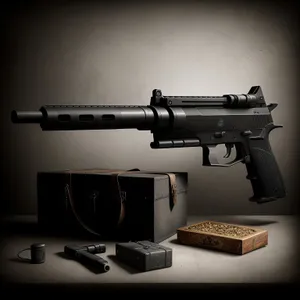 Military Assault Rifle - Powerful Automatic Firearm for Soldier Protection