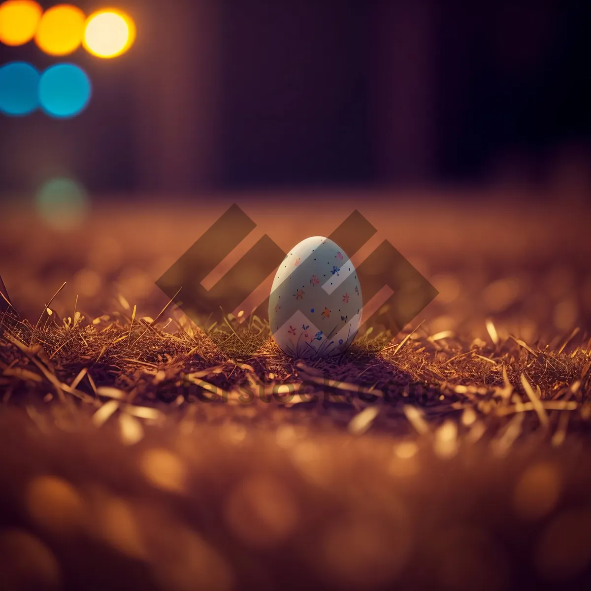 Picture of Golf Ball on Green Grass