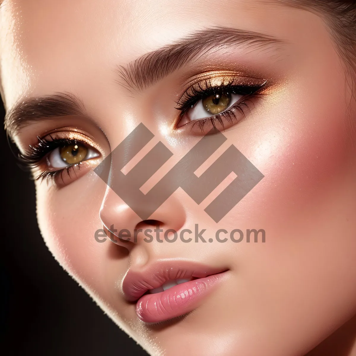 Picture of Radiant Beauty: Flawless Skin and Mesmerizing Eyes