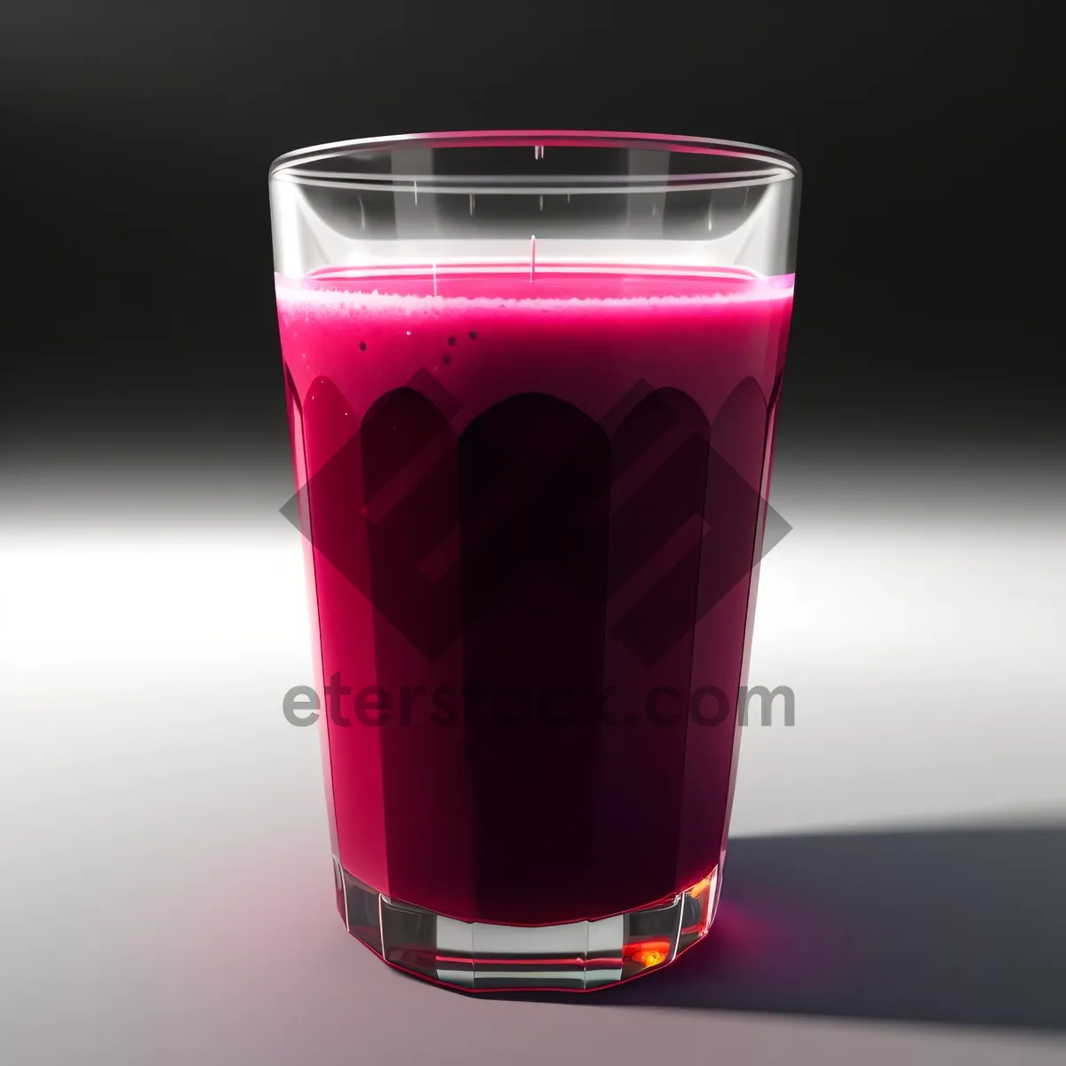 Picture of Refreshing Vodka Cocktail in Glass with Ice