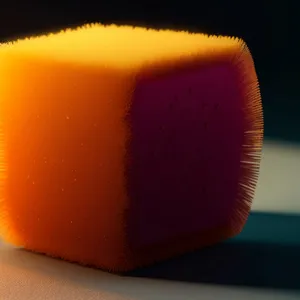 Rubber eraser on food