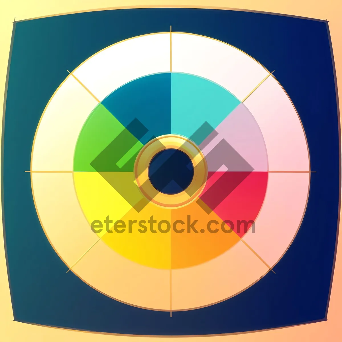 Picture of Shiny Disk Icon for Data Storage