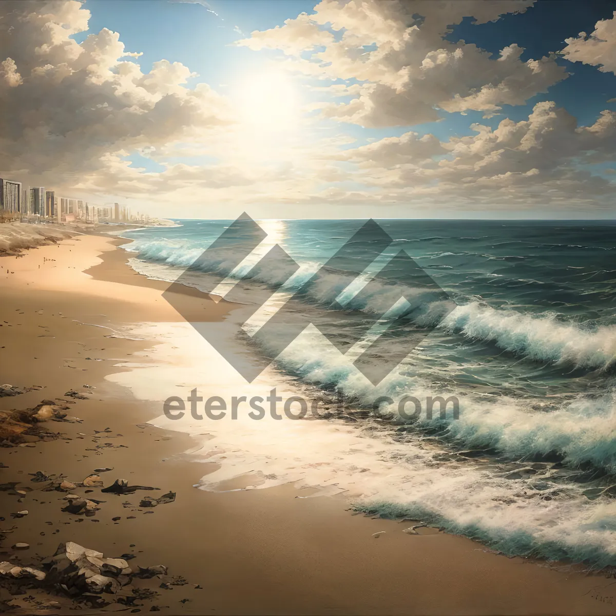 Picture of Sunset Beach Escape - Serene Paradise