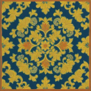 Vintage Floral Pattern Design Texture Wallpaper