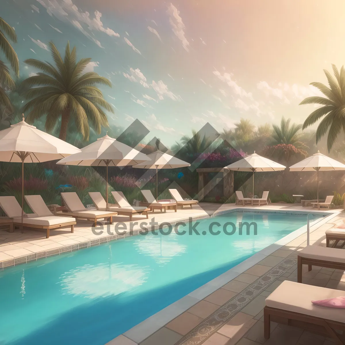 Picture of Tropical Paradise: Beachfront Luxury Resort with Pool