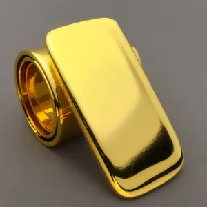 Golden 3D Buckle Ring for Fastening Device