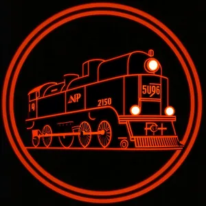 Shiny Round Black Glow Tube Icon