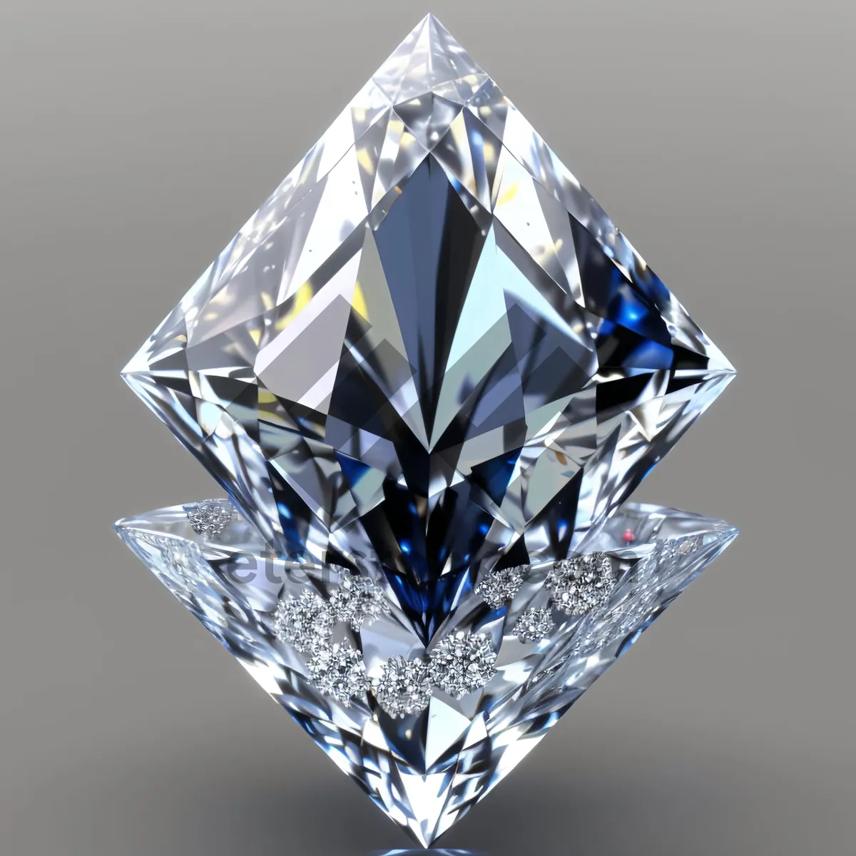 Picture of Brilliant Crystal Diamond - Shimmering Gem of Luxury