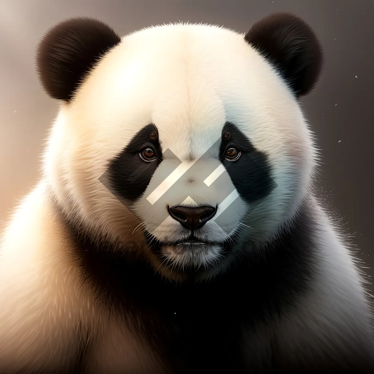 Picture of Adorable Giant Panda with Captivating Eyes