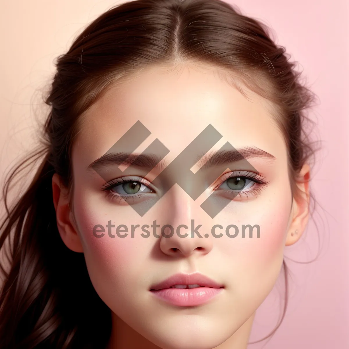 Picture of Seductive beauty with captivating smile and alluring eyes.