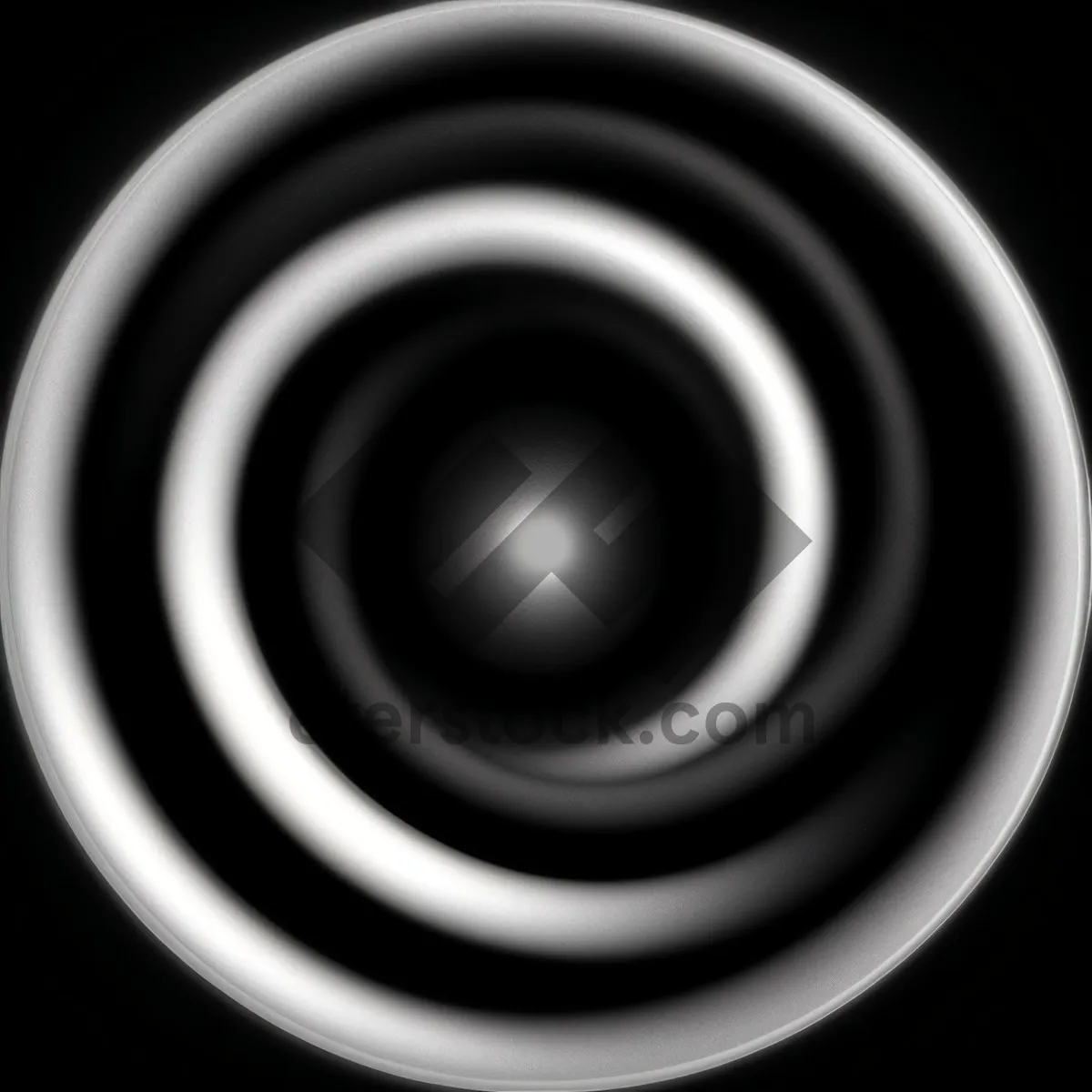 Picture of Shiny Black Glass Button Icon