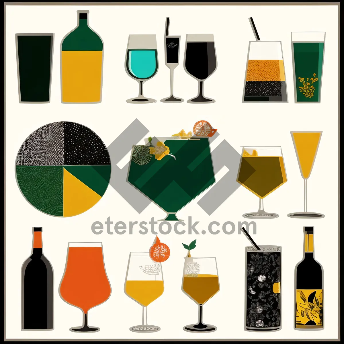 Picture of Boutique Business Icon Set