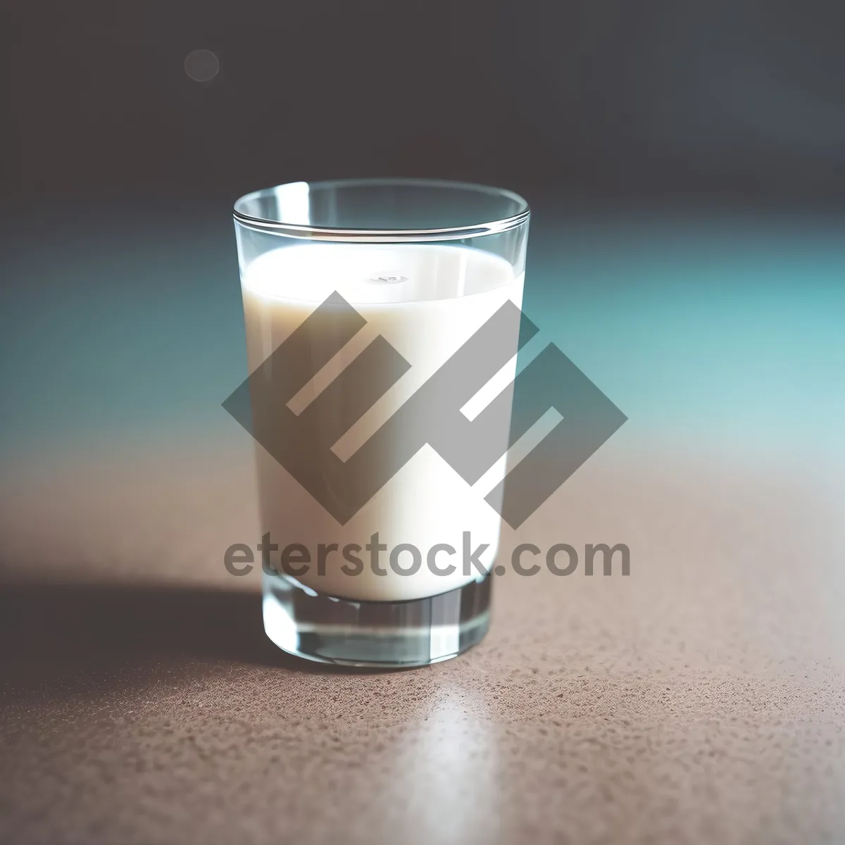 Picture of Frothy Milk Beverage in Glass Mug