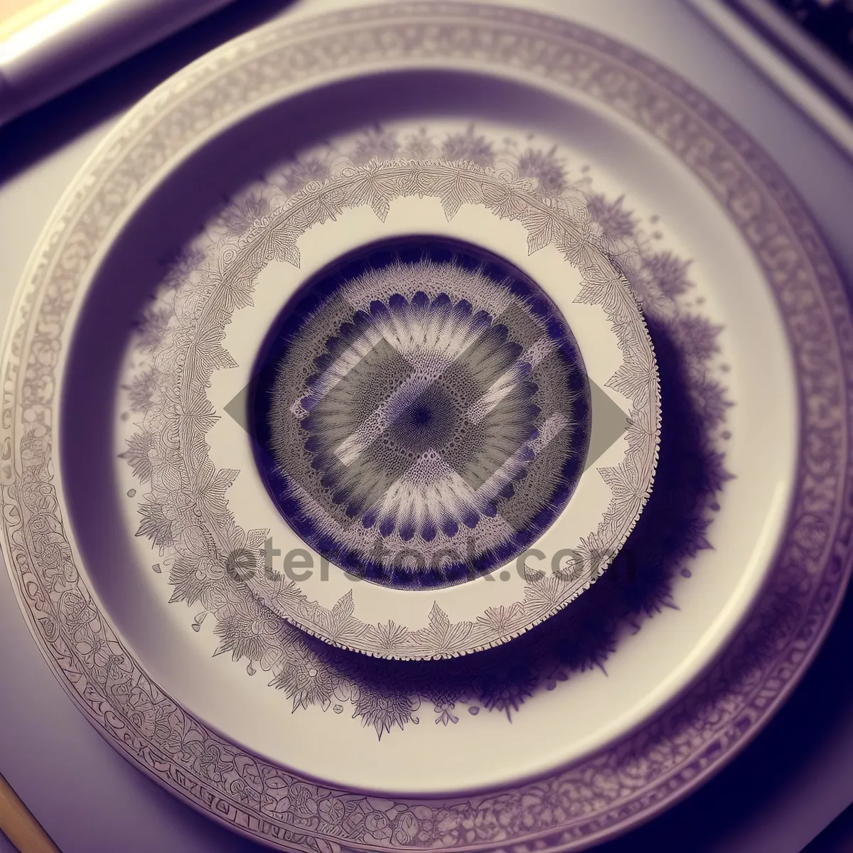 Picture of Colorful Digital Fractal Art Coil