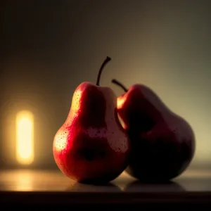 Delicious and Fresh Fruits: Apple and Pear