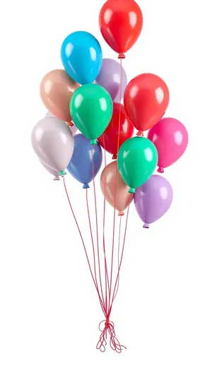 Colorful Birthday Party Balloons Decoration