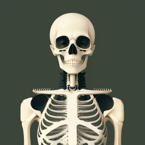 Spine-Tingling Anatomy: A 3D X-ray of a Scary Skeleton