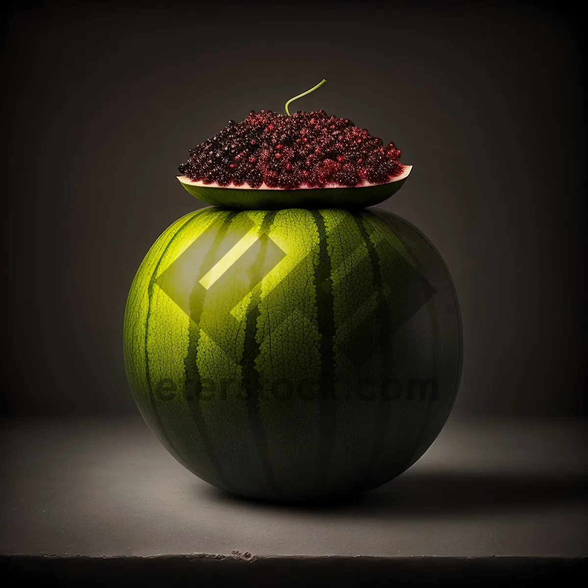 Picture of Shiny Pumpkin Decoration Sphere: Festive Squash-Style Ball