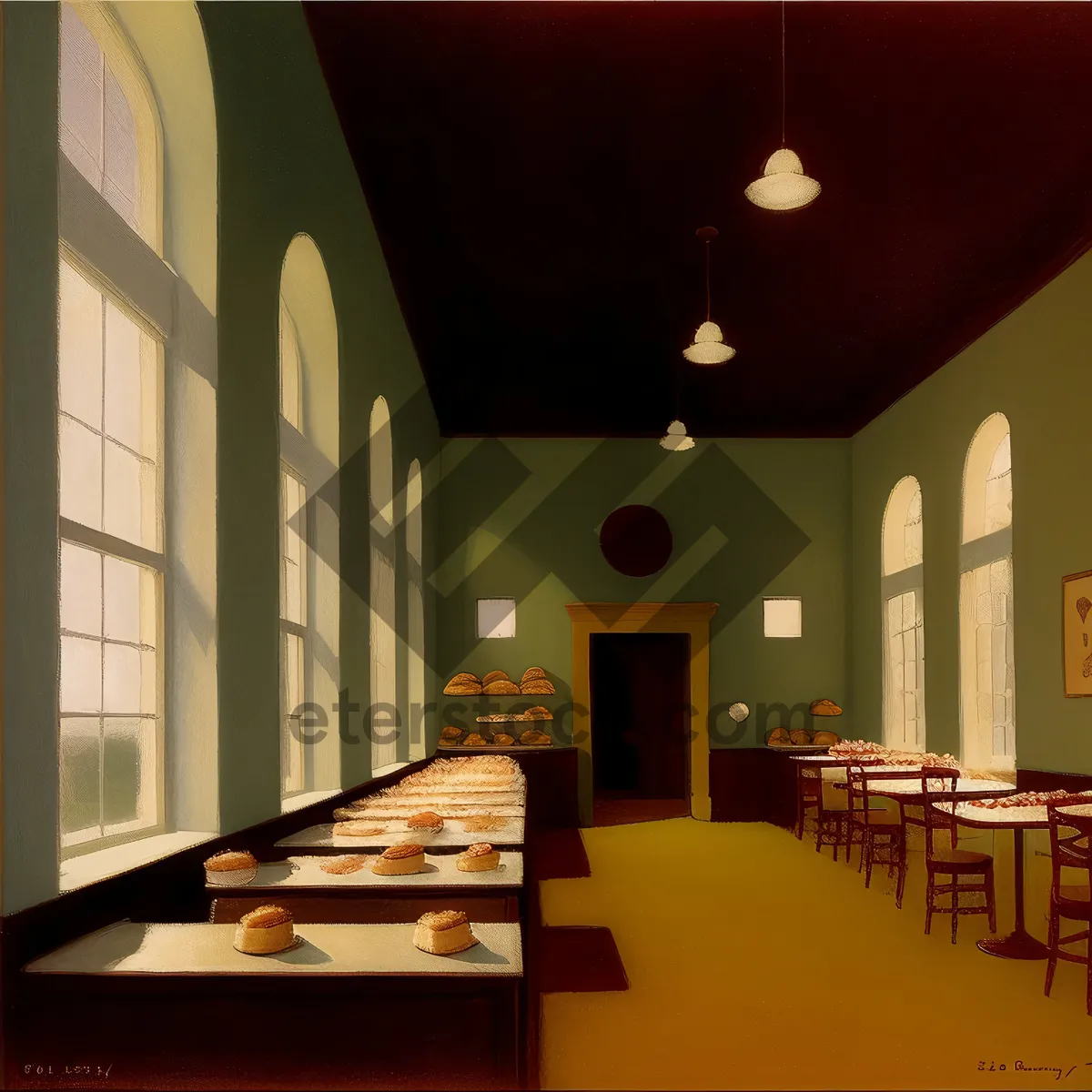 Picture of Modern interior with stylish furniture and decor