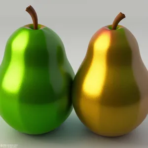 Fresh and Juicy Yellow Pear - Healthy Fruit Snack