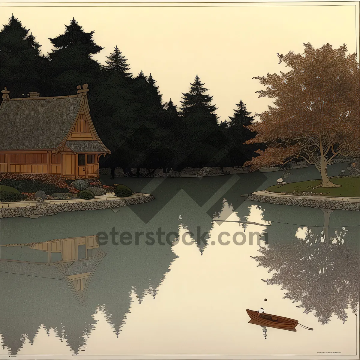 Picture of Lakeside Villa amidst Scenic Landscape