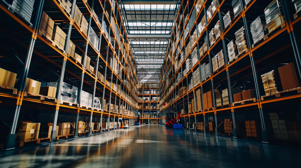 Picture of Modern glass office building in urban city setting