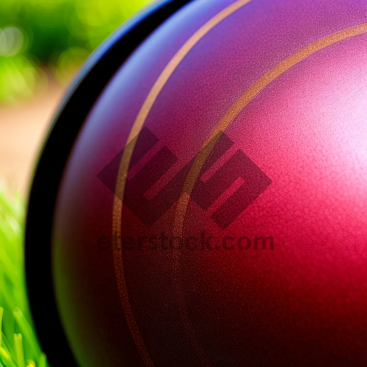 Picture of Digital Colorful Croquet Ball Design Wallpaper