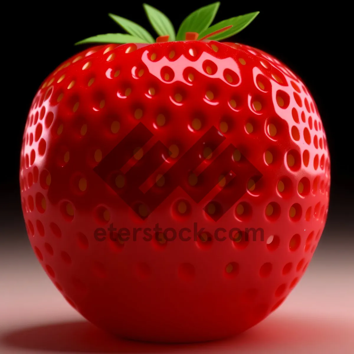 Picture of Nature's Juicy Golfing Delight: Sweet Strawberry Golf Ball