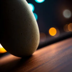 Tenpin Bowling Equipment - Egg Shaped Bowling Pin with Ball