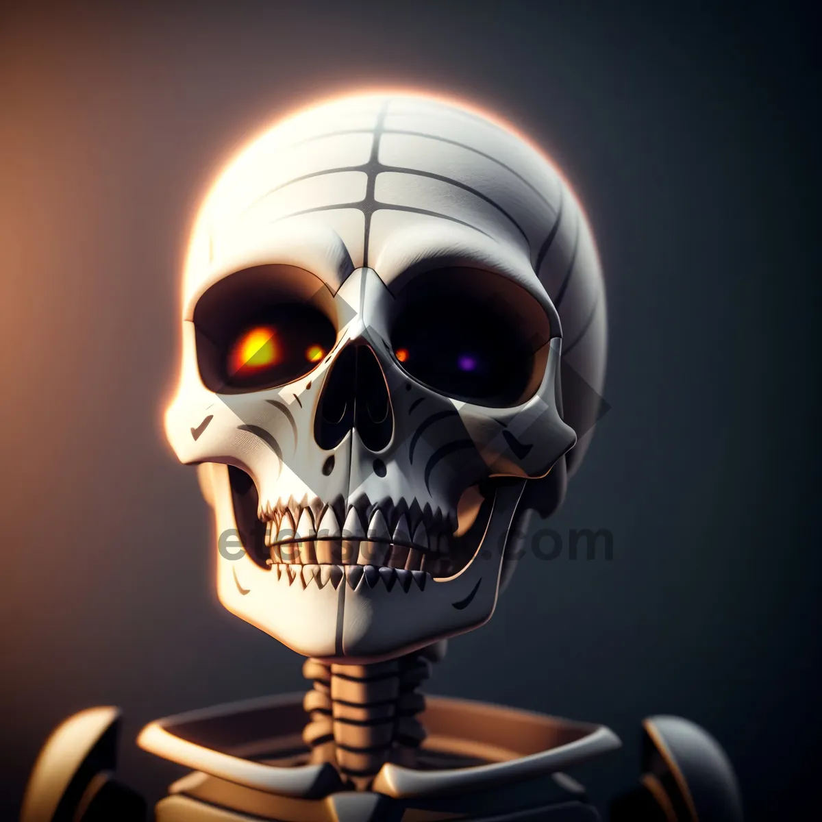 Picture of Terrifying Pirate Skull Mask - Sinister Skeletal Symbol