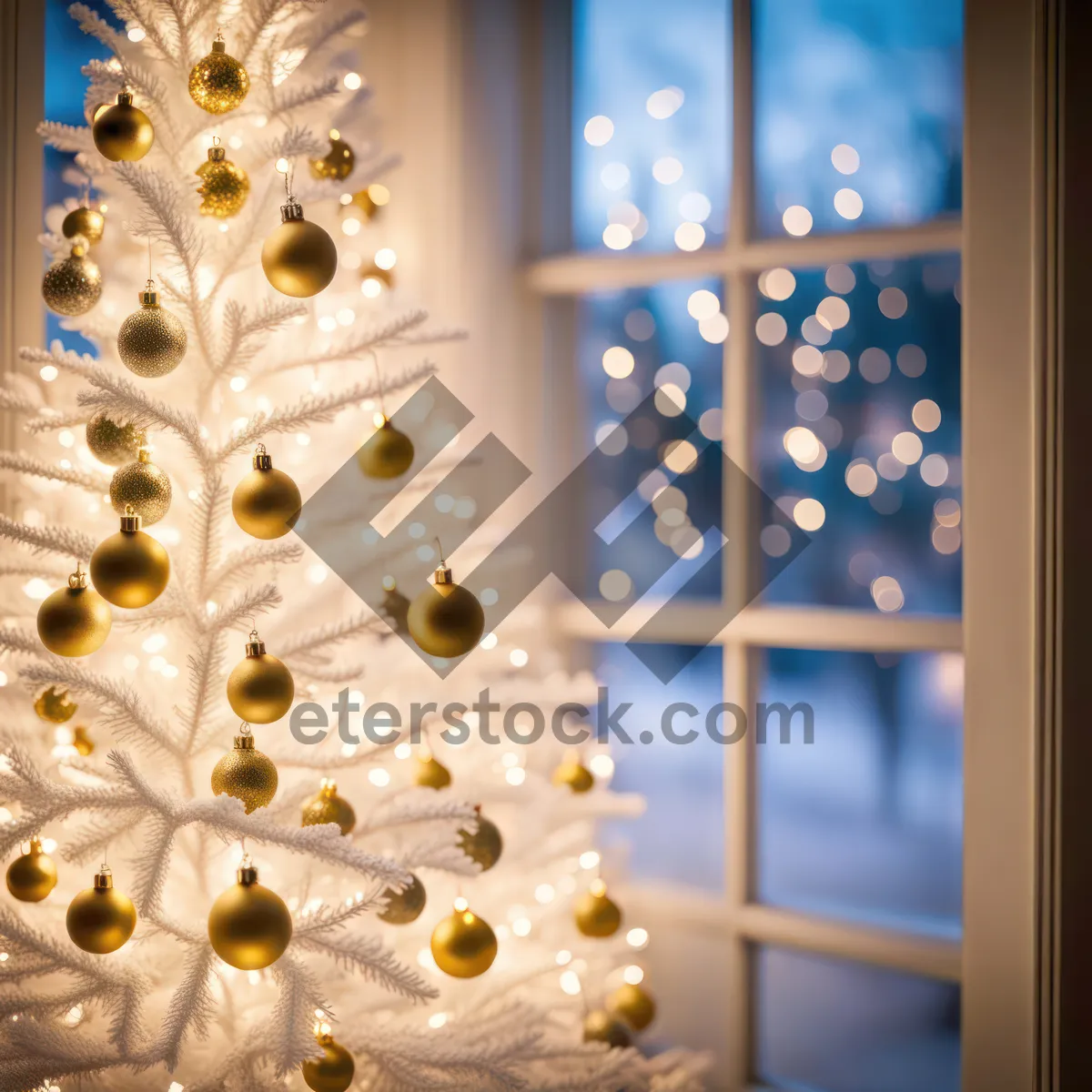 Picture of Holiday Tree Decoration Illustration