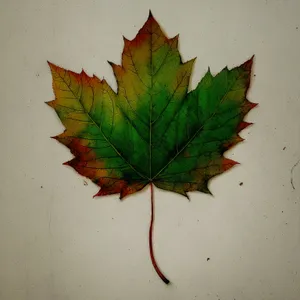 Vibrant Autumn Maple Tree Leaf - Natural Foliage in Fall Season