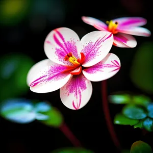 Tropical Island Floral Blossom