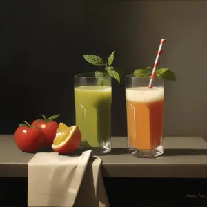 Fresh Fruit Breakfast Beverage