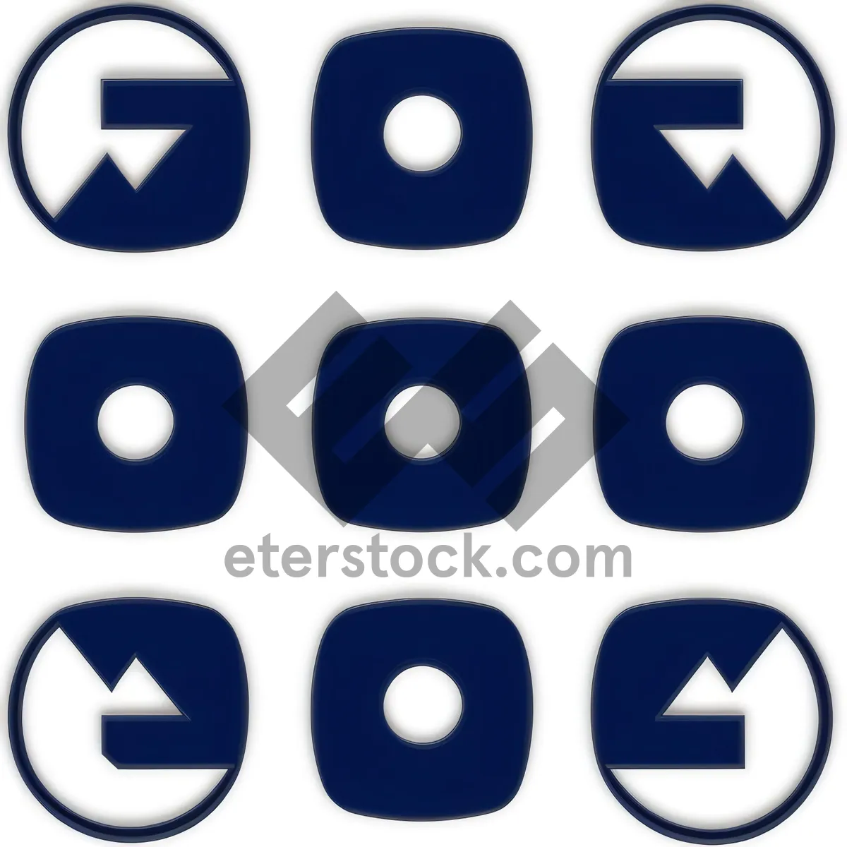 Picture of Glossy Set of Web Icon Buttons