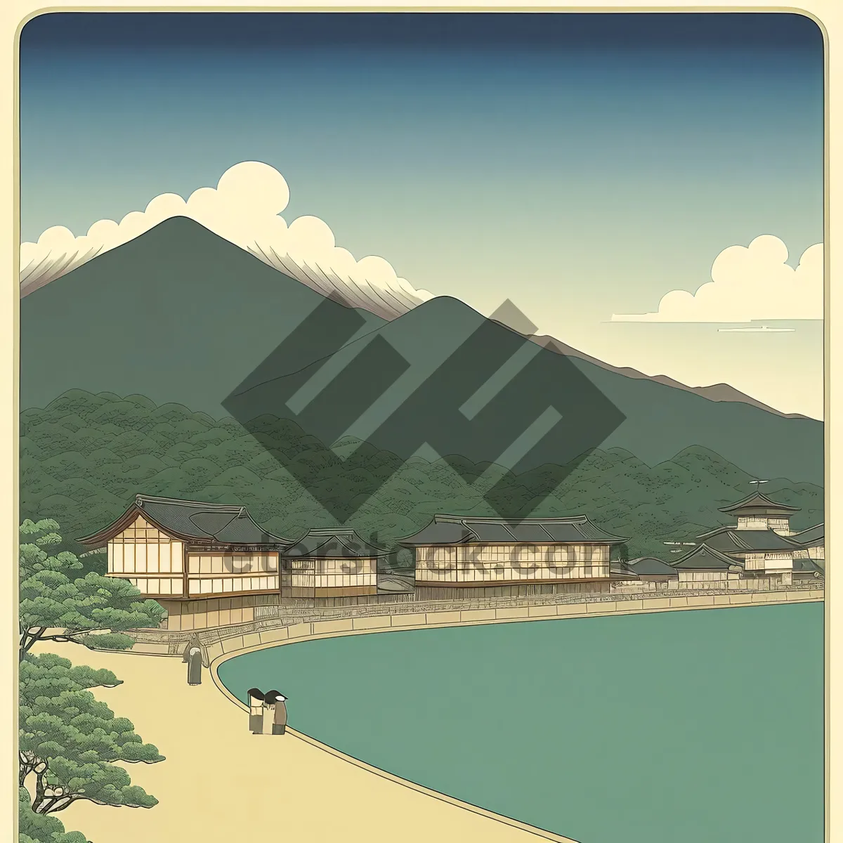 Picture of Cityscape by the Beach: Island Vacation Destination