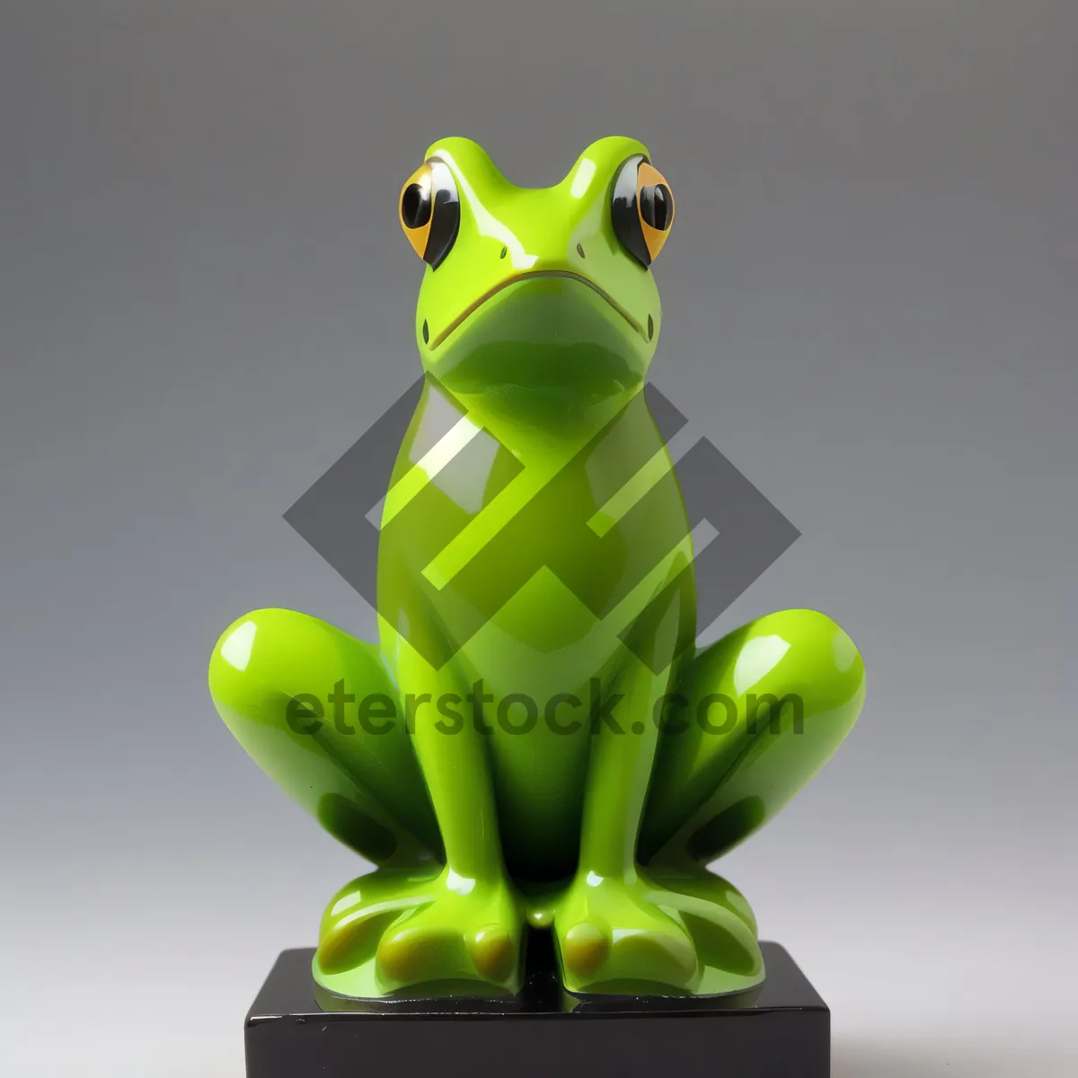 Picture of Colorful 3D Poison Frog Puppet in Wildlife