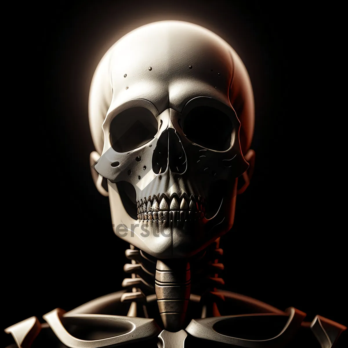 Picture of Horror Pirate Skull Mask - Scary Skeleton Face