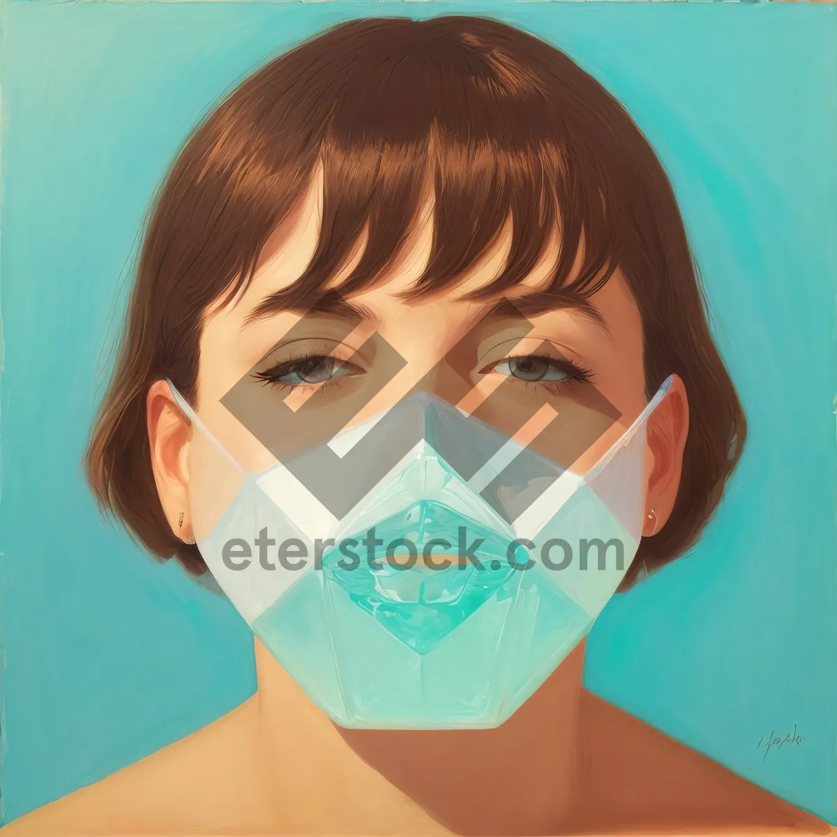Picture of Professional Medical Face Mask Gag for Healthcare