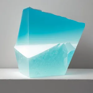Glass Package: Solid Symbol of Business in 3D Envelope