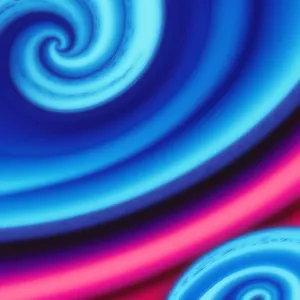 Vibrant Abstract Fractal Wave - Digital Art Wallpaper