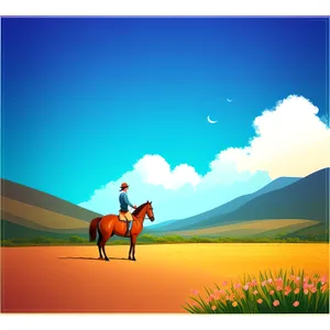 Serene Summer Sky Over Countryside Landscape