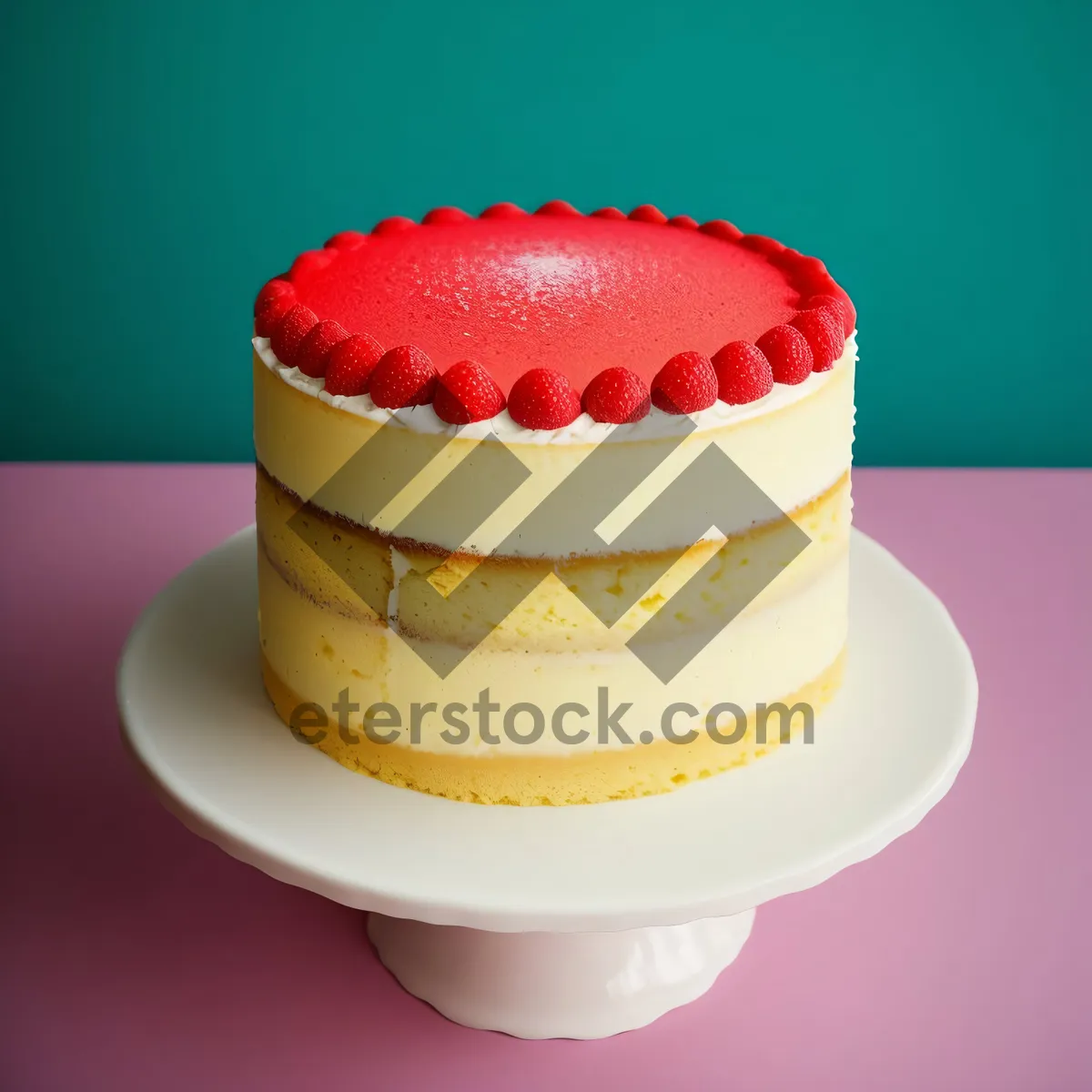 Picture of Pink birthday cupcakes with delicious frosting and decorations.